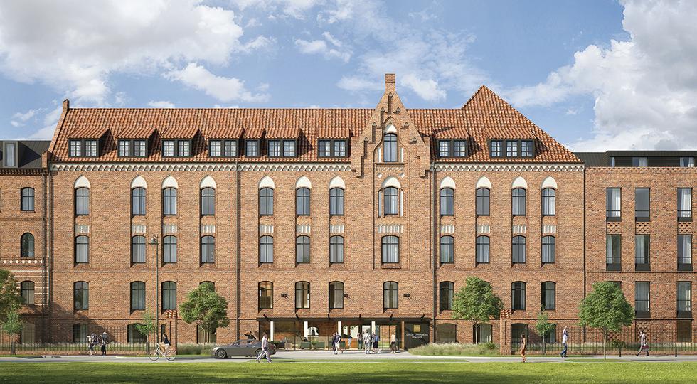 Adaptacja dawnego szpitala na hotel w Gdańsku